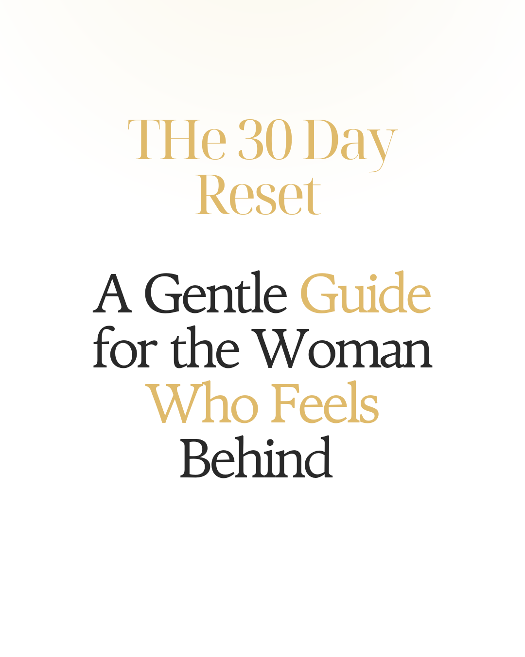 The 30 Day Reset Guide